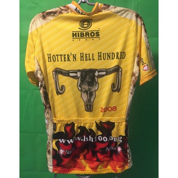 Nalini Mens Medium Cycling Jersey Yellow Race Bike Back Pockets 3/4 Zip NEW - Picture 2 of 4